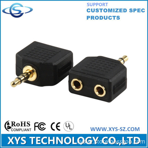 3.5mm Stereo to 2 x 3.5mm Stereo Jack Splitter Adaptor